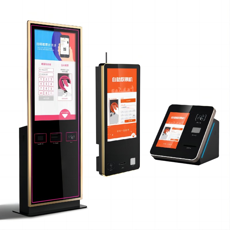 Self Service Cinema Kiosk for Quick Ticketing Seat Choice Food Ordering Credit Card QR Code NFC Payments