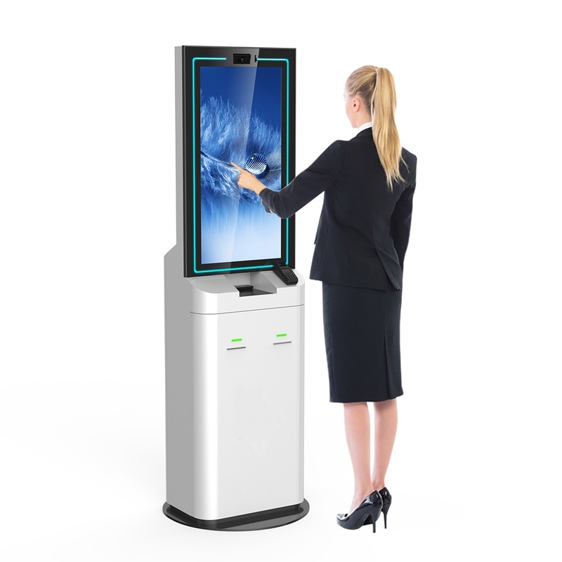 24 inch floor standing touchpay payment kiosk for bill payment