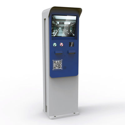 Outdoor Interactive Kiosk 19 Inch Waterproof Touch Screen with Card Reader and Printer