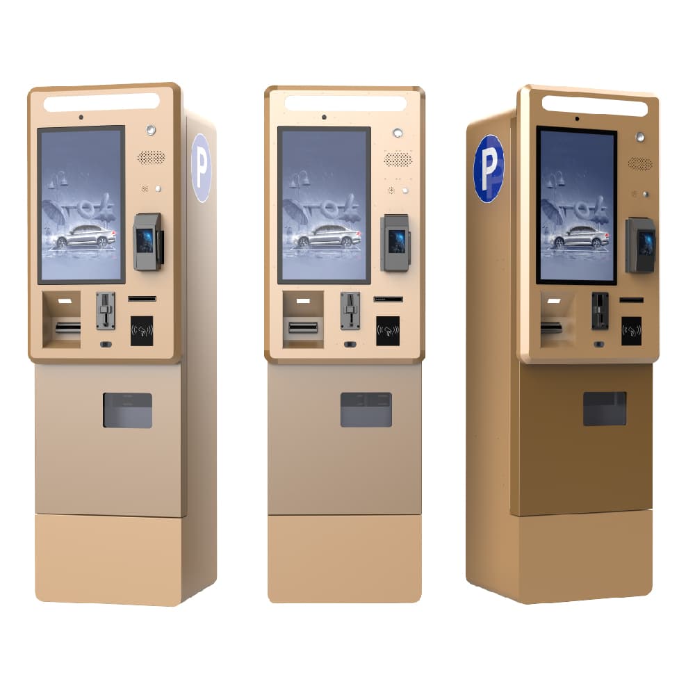 21.5 Inch Outdoor Payment Kiosk With NFC And QR Code Payments for Parking Lot
