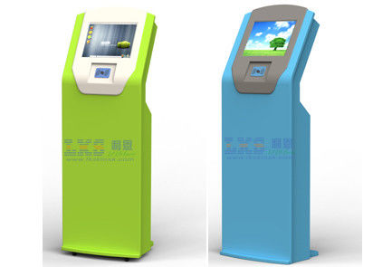 19-inch standing medical check in kiosk machine With Barcode and QR Code Scanner 8GB RAM 256GB SSD